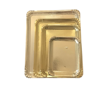 BANDEJA DORADA DIPLOMATICA (PESADAS) x50 UNID